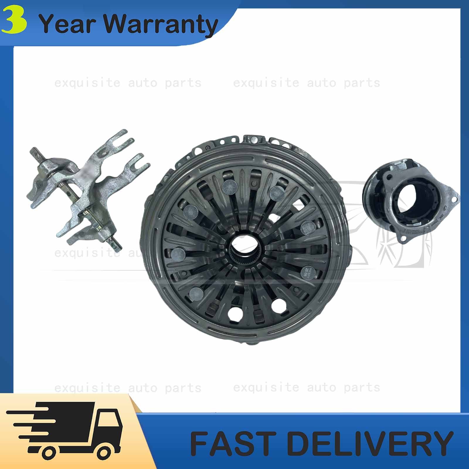 NEW GENUINE OEM Double Clutch Actuator + Bearing + Fork 3p Set for Hyundai Kia