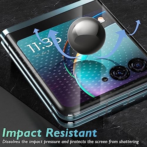 (3 Pack Front Screen Protector Compatible for Motorola Razr+/Razr Plus 2023,