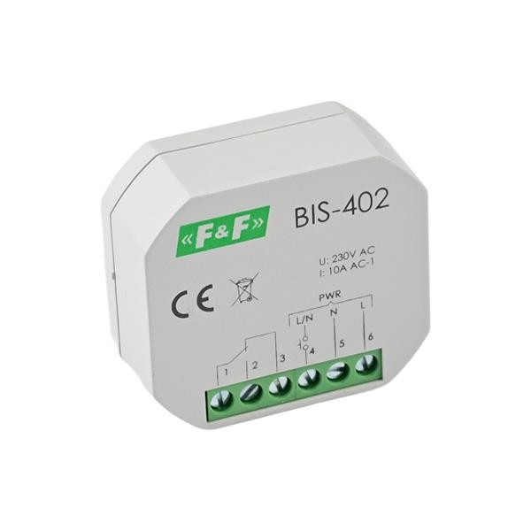 Relay: bistable, pulse, 10A, 230VAC, SPDT