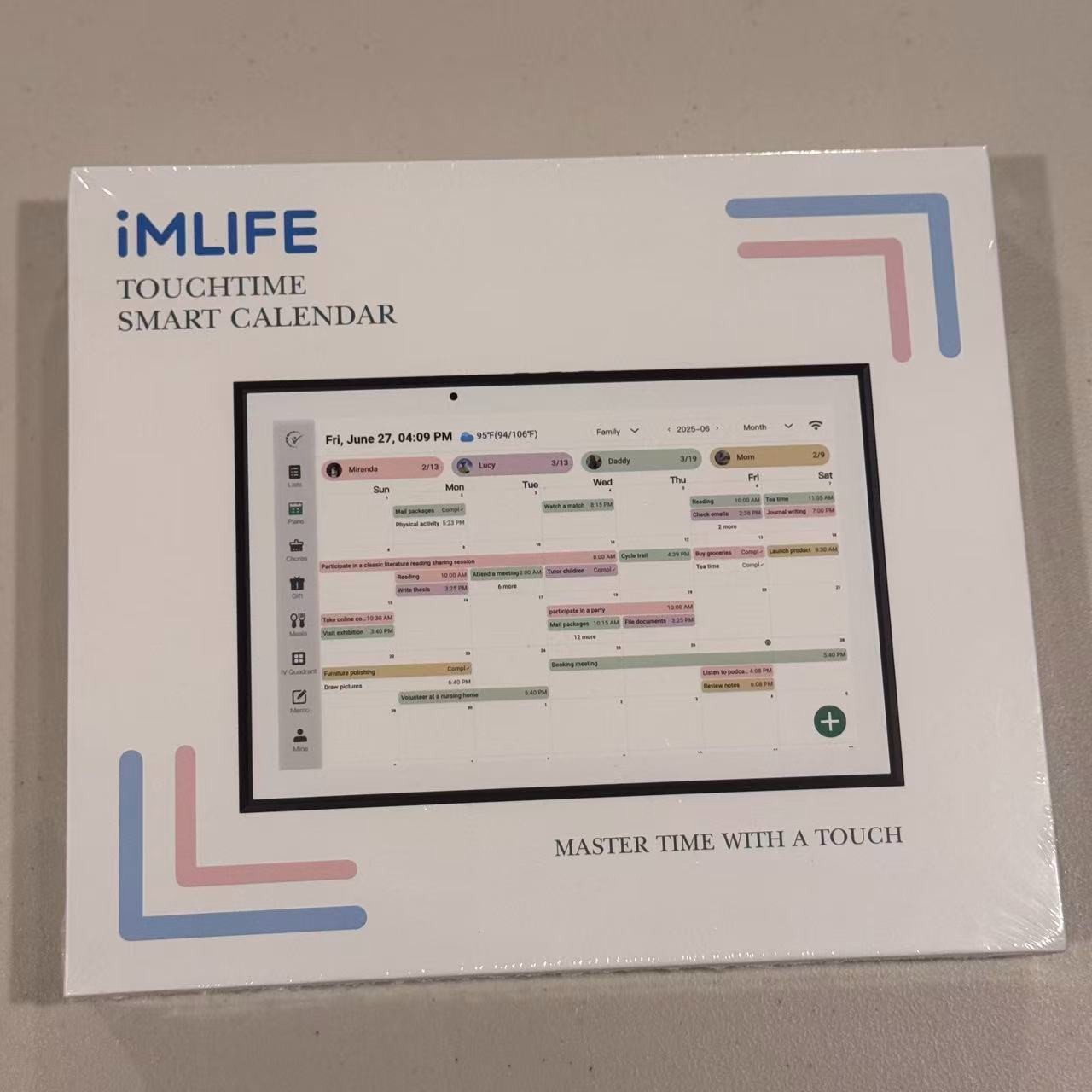 RROSKY WiFi Digital Calendar Smart Family Planner,Chore Charts, Achievement Rewa