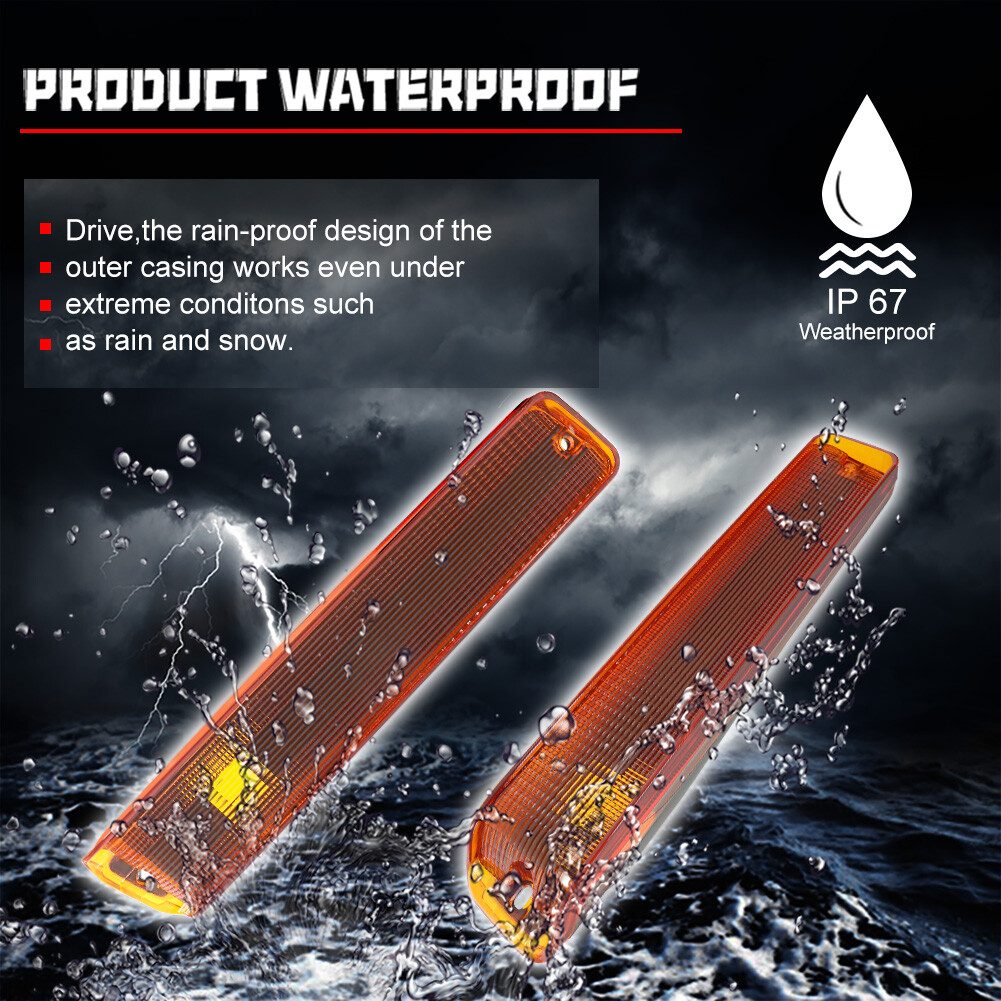 8pcs For FORD F100 F150 F250 E150 Truck 1973-1979 Tail Light Front & Side Marker