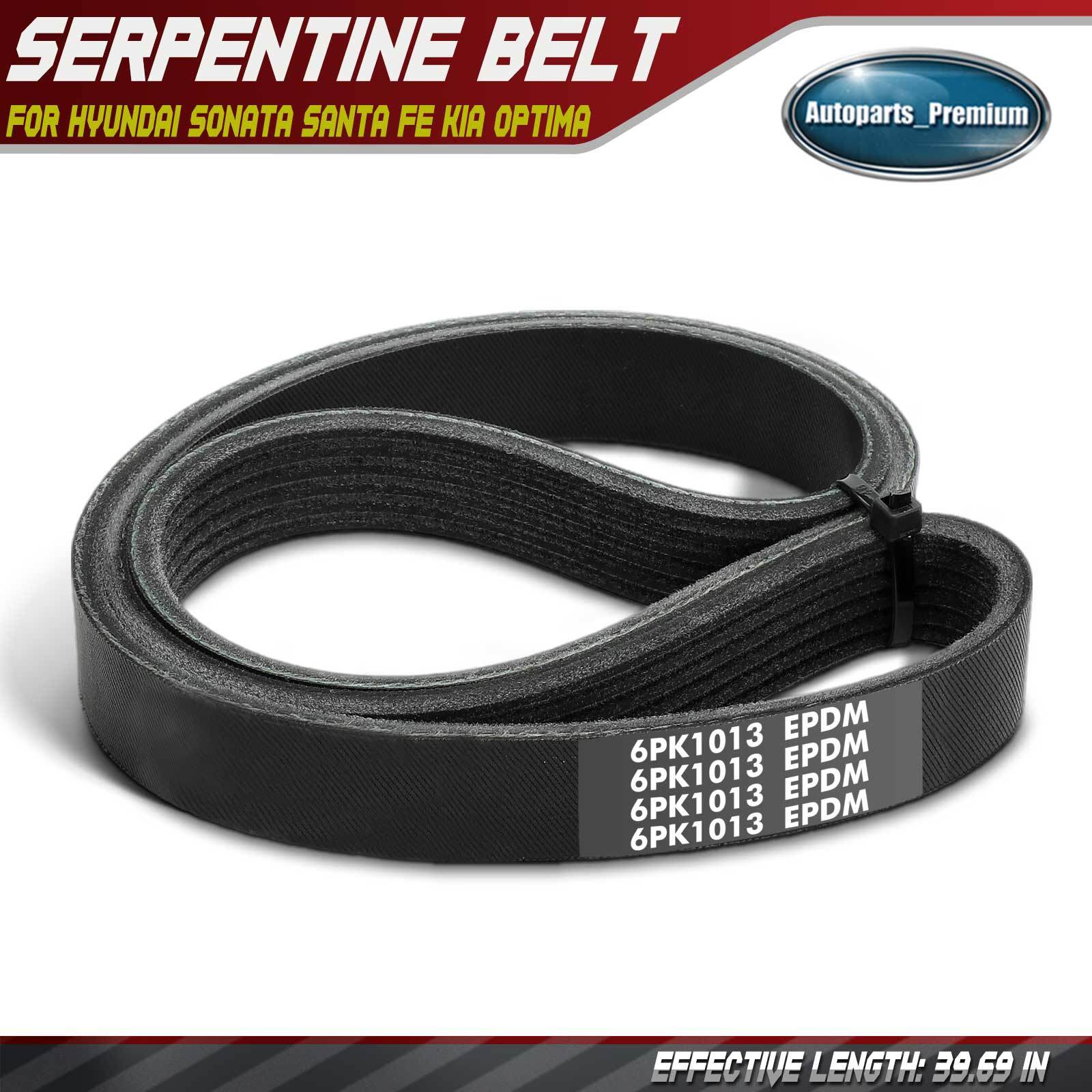 39.69" Serpentine Belt for Hyundai Sonata 2015-2019 Santa Fe Kia Optima Sorento