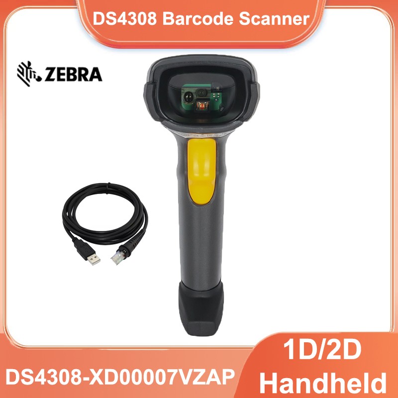 Zebra Symbol Barcode Scanner DS4308-XD00007VZAP Handheld 1D 2D Bar Code Reader