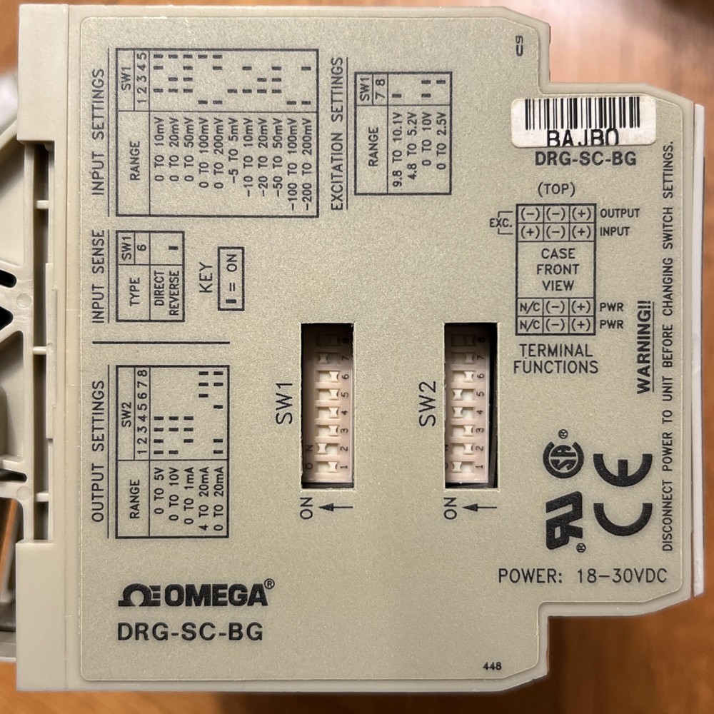 OMEGA DRG-SC-BG SIGNAL CONDITIONER (Used)
