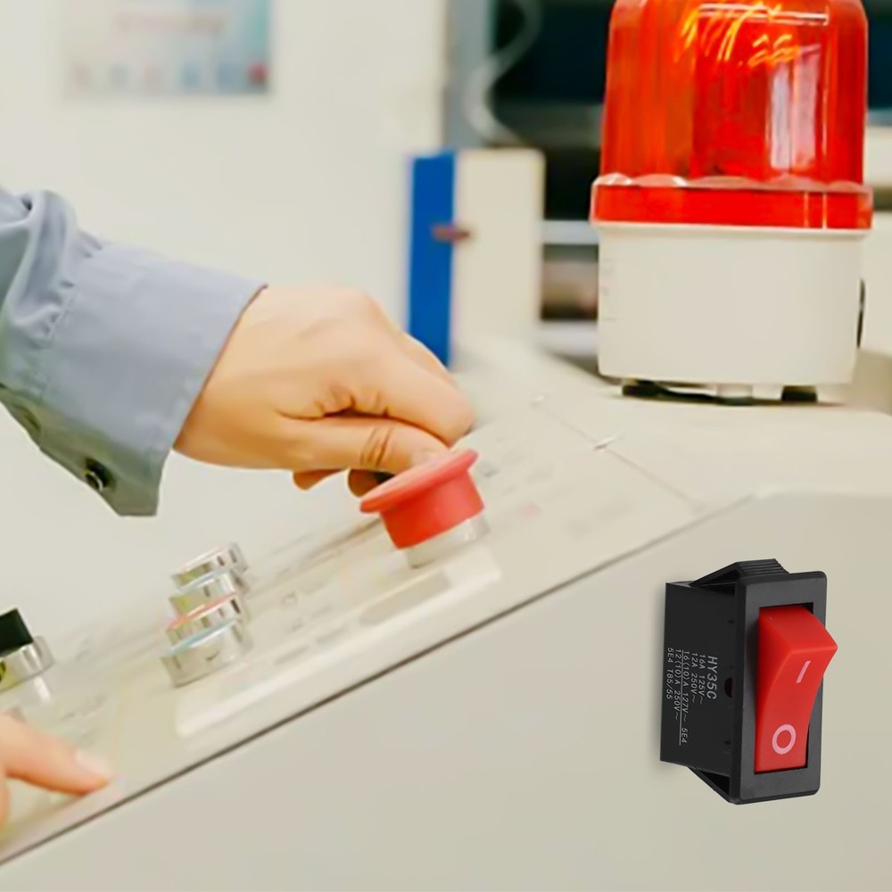 Sophisticated Design Rocker Switch Compatible with Various Applications