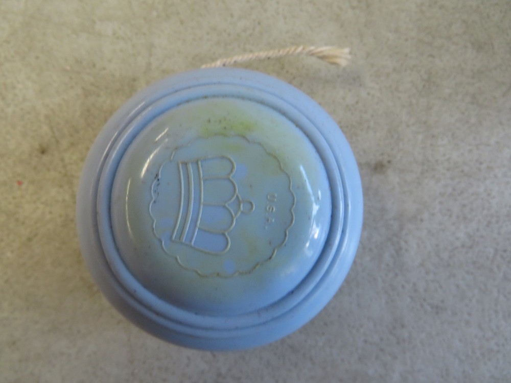 Vintage Yo-Yo Empress Play Time Toys Blue 2"