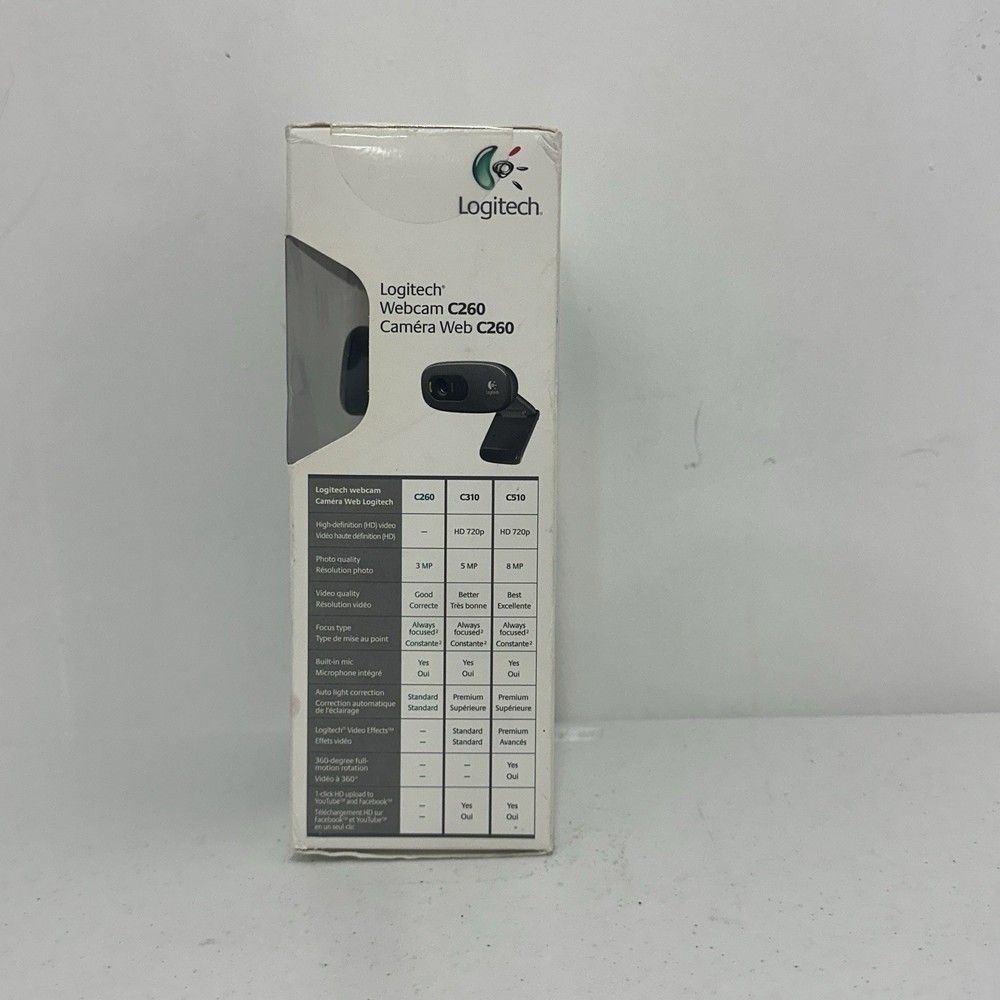Logitech C260 Webcam - Dark Fleur New Sealed