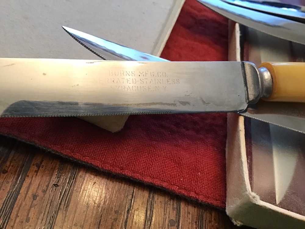 Vintage Bakelite Steak Set