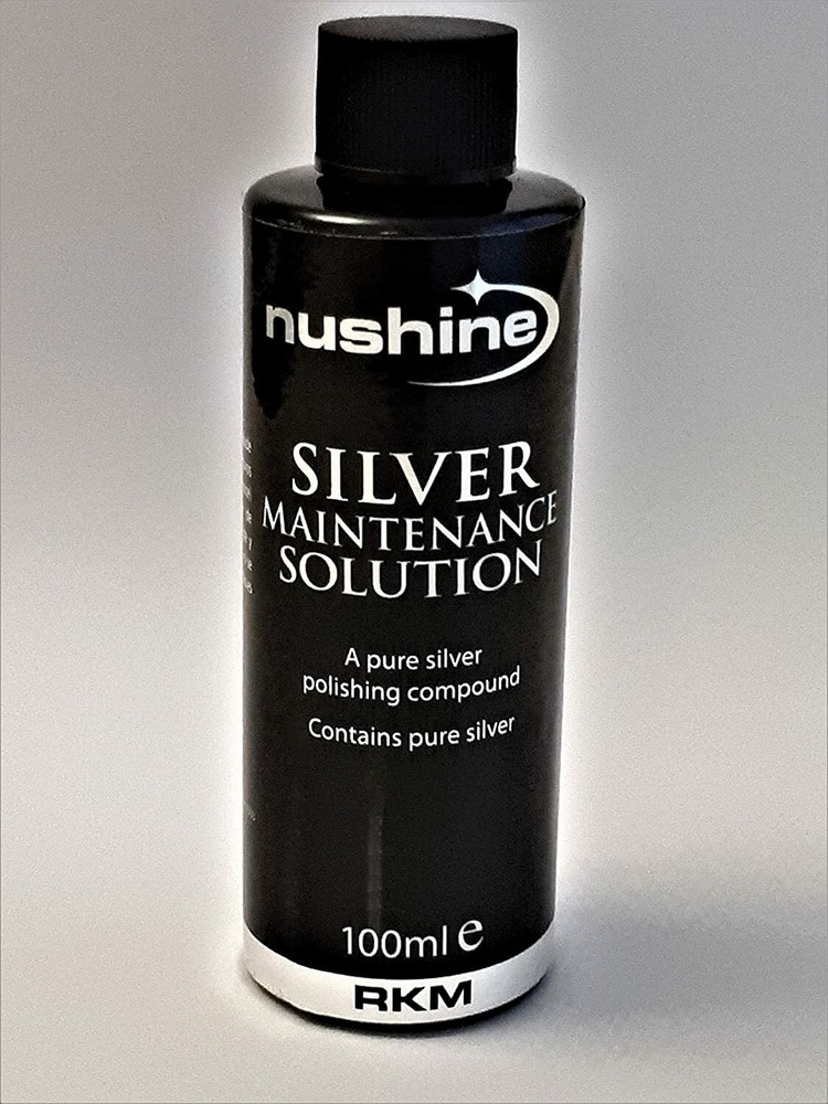 Nushine silver maintenance solution 100mls -  MAINTAIN YOUR SILVER PLATING