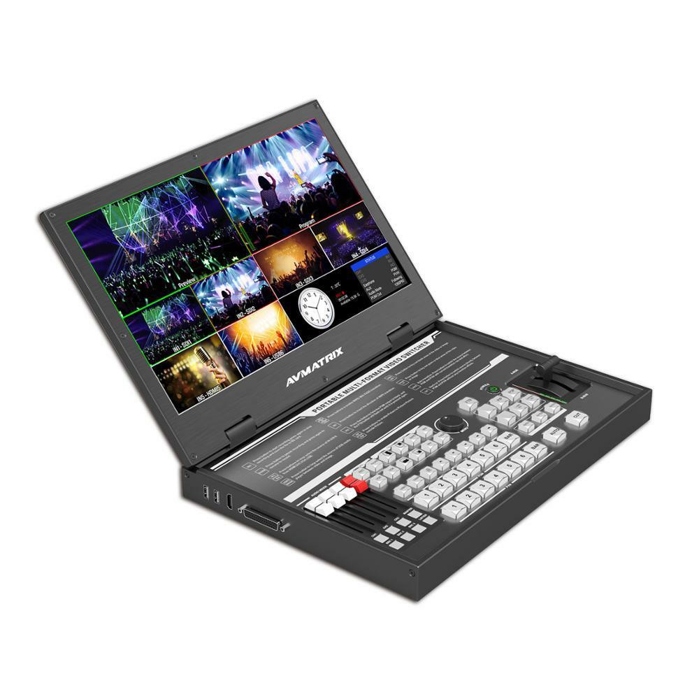 DHL AVMATRIX PVS0615U 15.6" 6CH Multi-Format Streaming Switcher with USB Capture