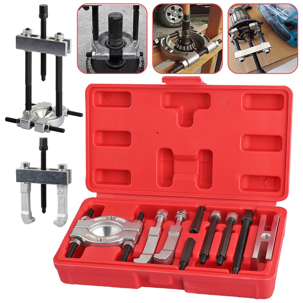 Bearing Separator(Mini) 9 pcs Puller Kit Includes Yoke & Extensions Pullers