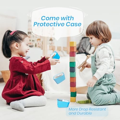 Visual Timer with Protective Case, Rainbow Disk 60 Minute Blue Rainbow