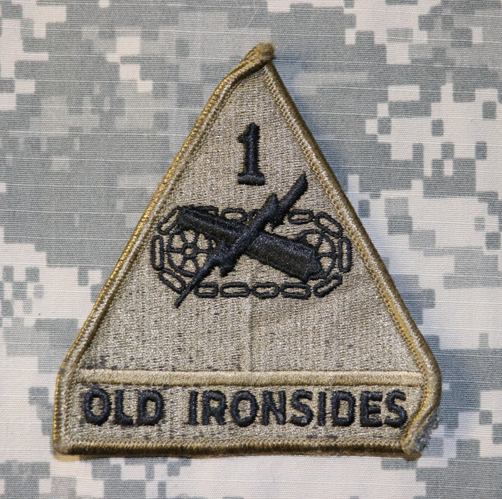 US ARMY 1st Armored Division OCP Pattern Military Patch Authentic