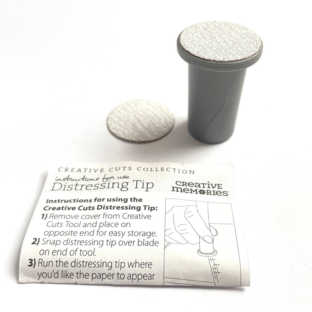 Creative Memories Distressing Tip for Creative Cuts Tool Scrapbooking New in Box