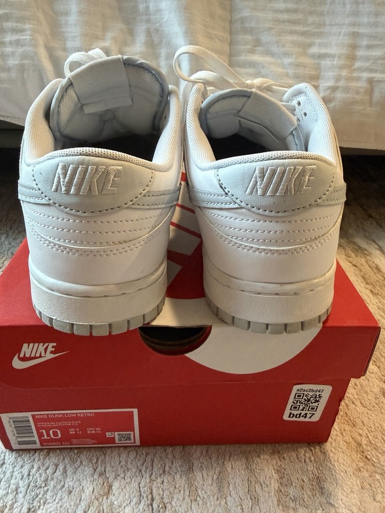 Nike Dunk Low Pure Platinum Size 10