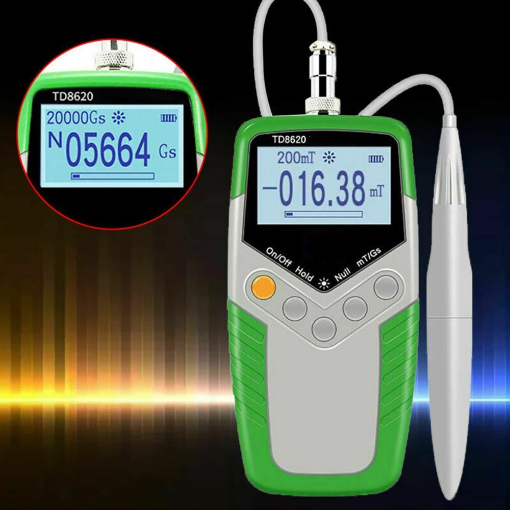 Digital Gauss Meter with Automatic and 0 to 2400mT Measuring Range