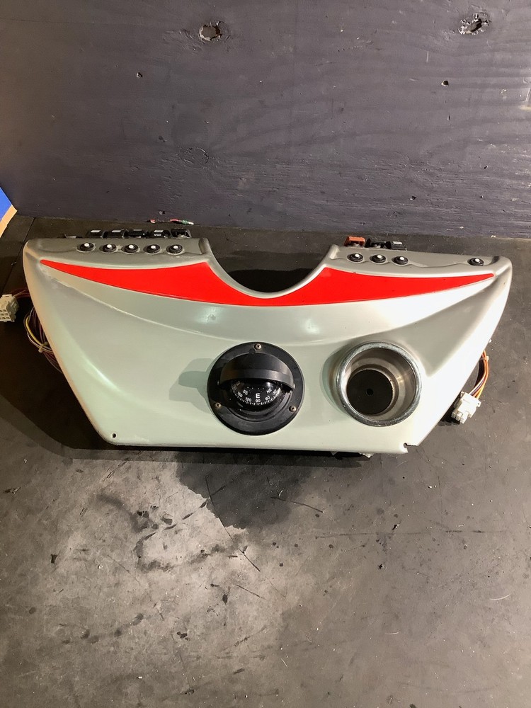 Azure Boat Dash Switch Panel Assy. + Ritchie F-50 Explorer Flush-Mount Compass