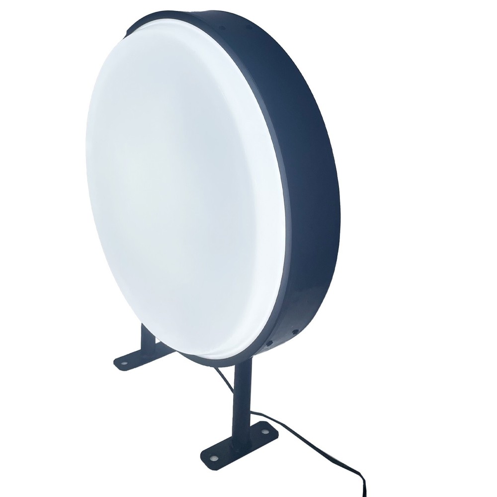 20" 50cm Round Illuminate LED Light Box Circular Projecting Lightbox Sign
