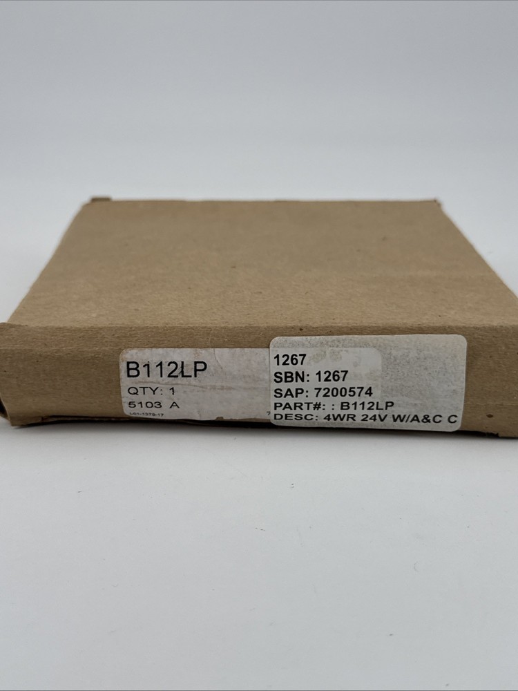 Smoke Detector Base, 6", 4 Wire W/Relay, 24 Volt. System Sensor Model #B112LP