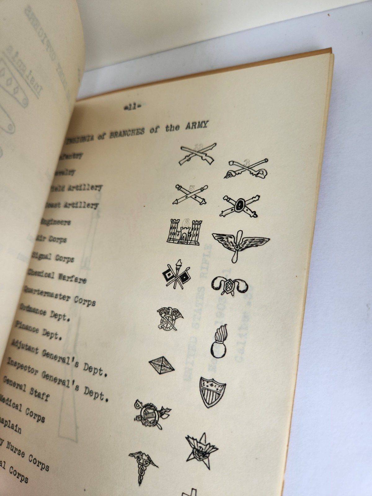 WWII 1942 US Military Cadets National Society PERSHING RIFLES 5TH Regiment PA