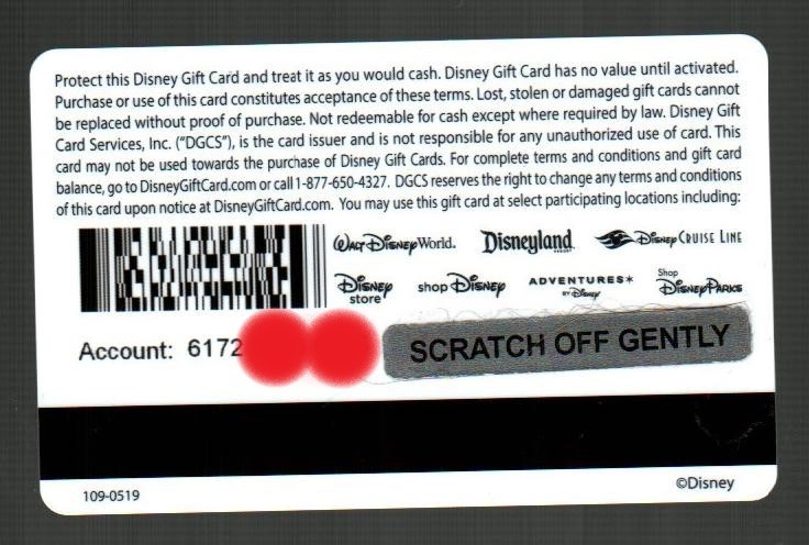 DISNEY Three Sheep ( 2019 ) Gift Card ( $0 )