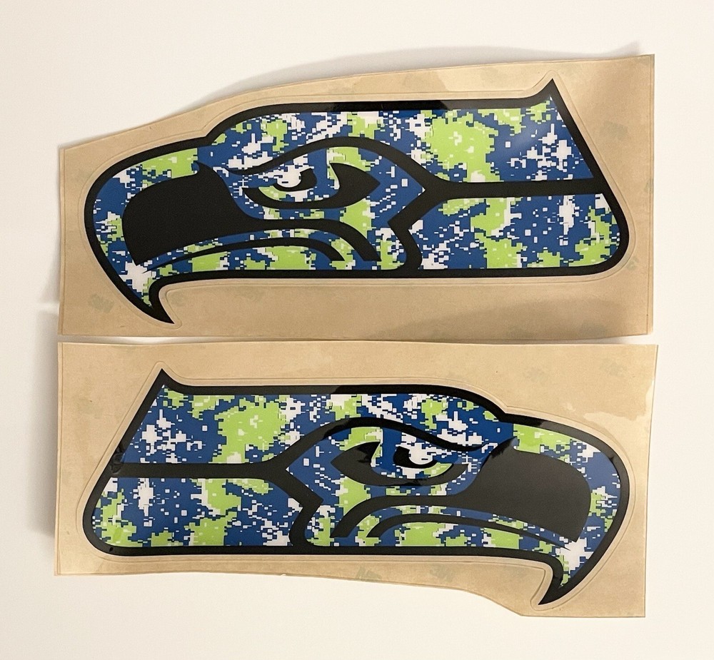 Seagull Seahawk Bird Head Full-Size Helmet Decals