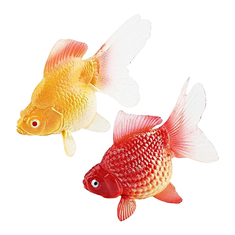 Artificial Aquarium Fish Floating Artificial Aquarium Fish Orange Like-minded
