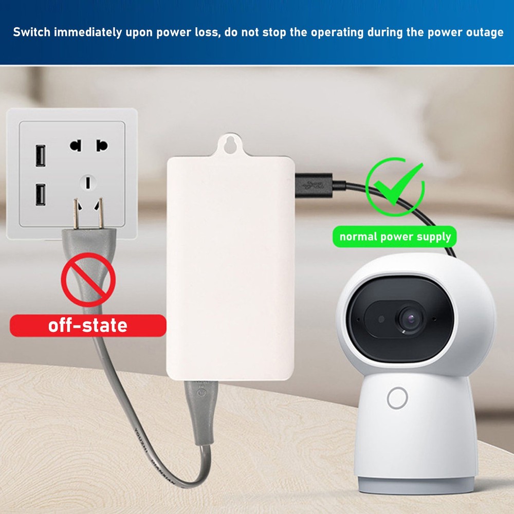 Mini UPS Battery Backup For Security Camera USB DC 2A Output Trending