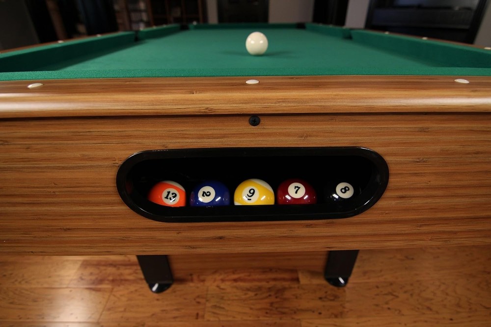 Mizerak Dynasty 6.5' Space Saver Billiard Table w/ Ball Return & Accessories