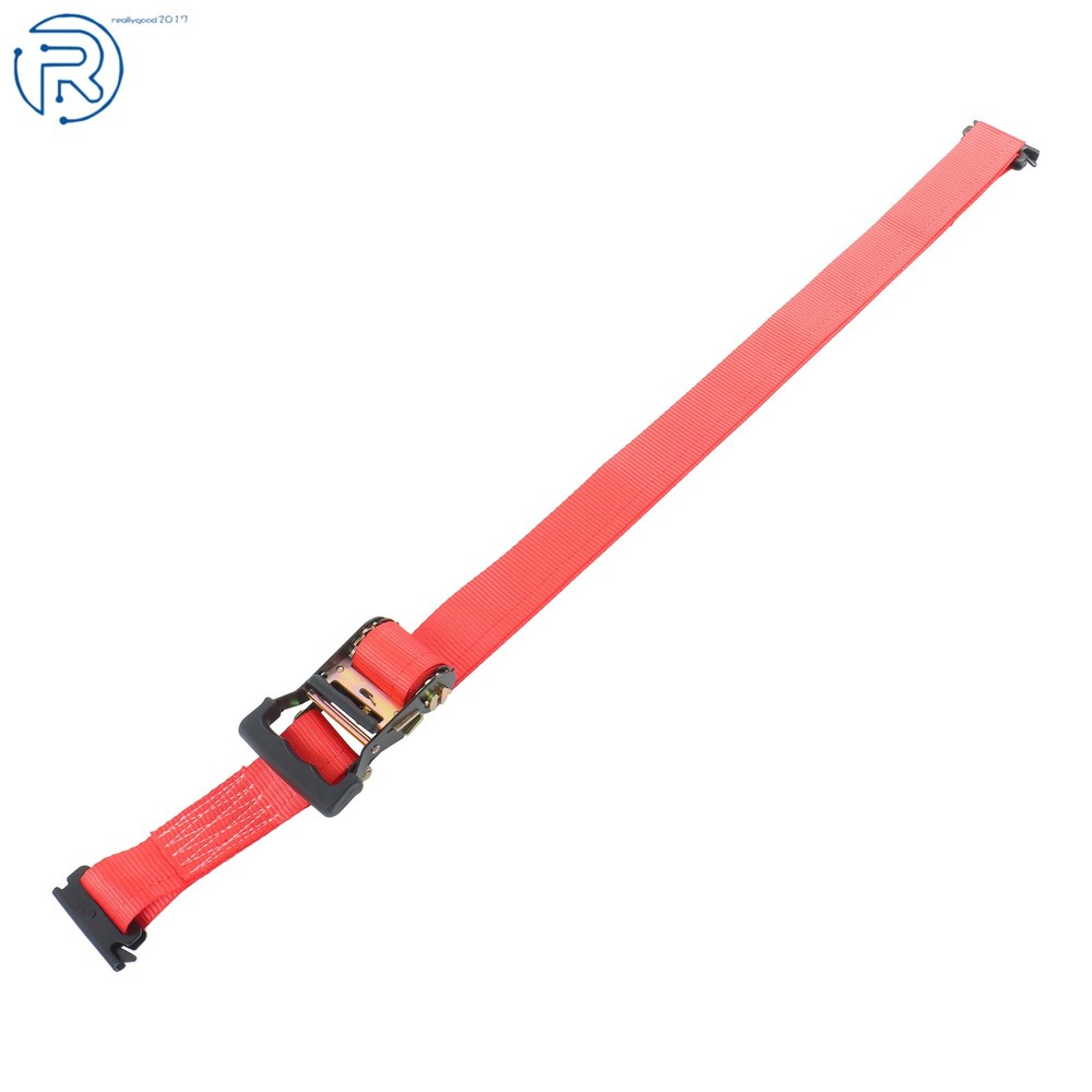 Durable E Track Wheel Chock System 8' Red Ratchet Tie Down Straps Secure Cargo