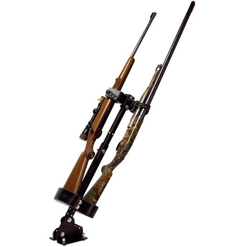 Fully Adjustable UTV Gun Mount Rack Adjustable Height from 27.5” to 35.5”