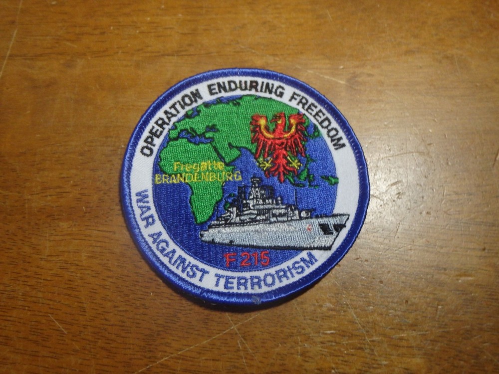 U S NAVY OPERATION ENDURING FREEDOM  DESRT STORM  patch  BX AAA#10