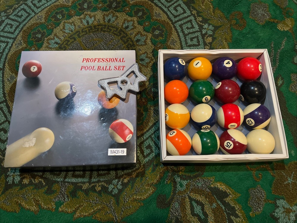 PROFESSIONAL POOL BALL SET Standard 2 1/4”