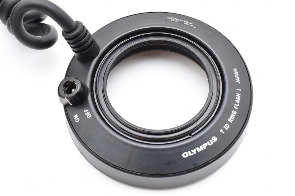 Olympus T10 Ring Flash 1 with T Power Control 1 Macro Ring Flash for OM System