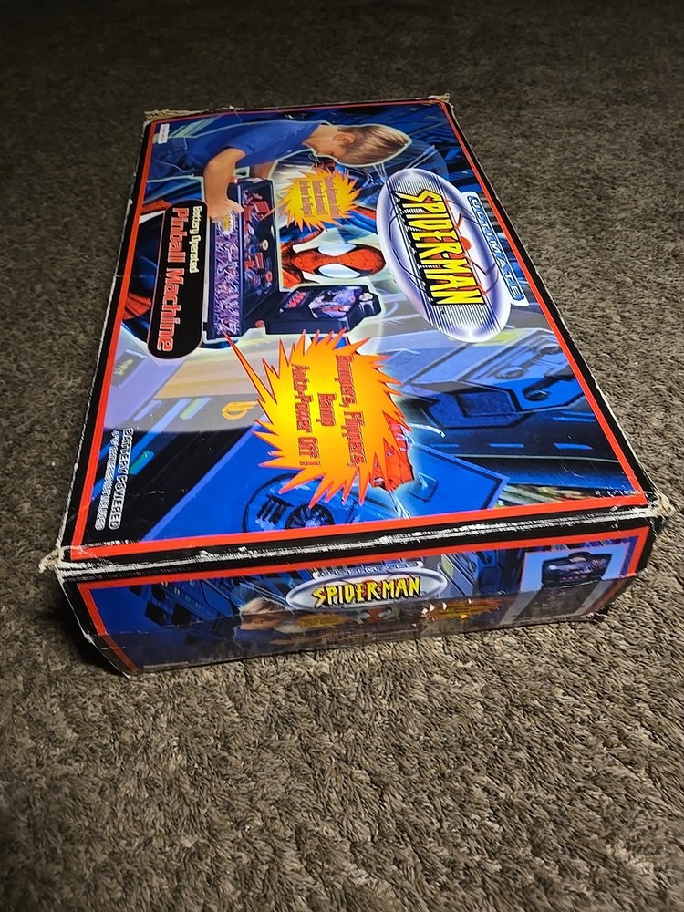 Marvel SPIDER-MAN 3 2007 Table-Top Mini Pinball Machine Used Tested WORKS
