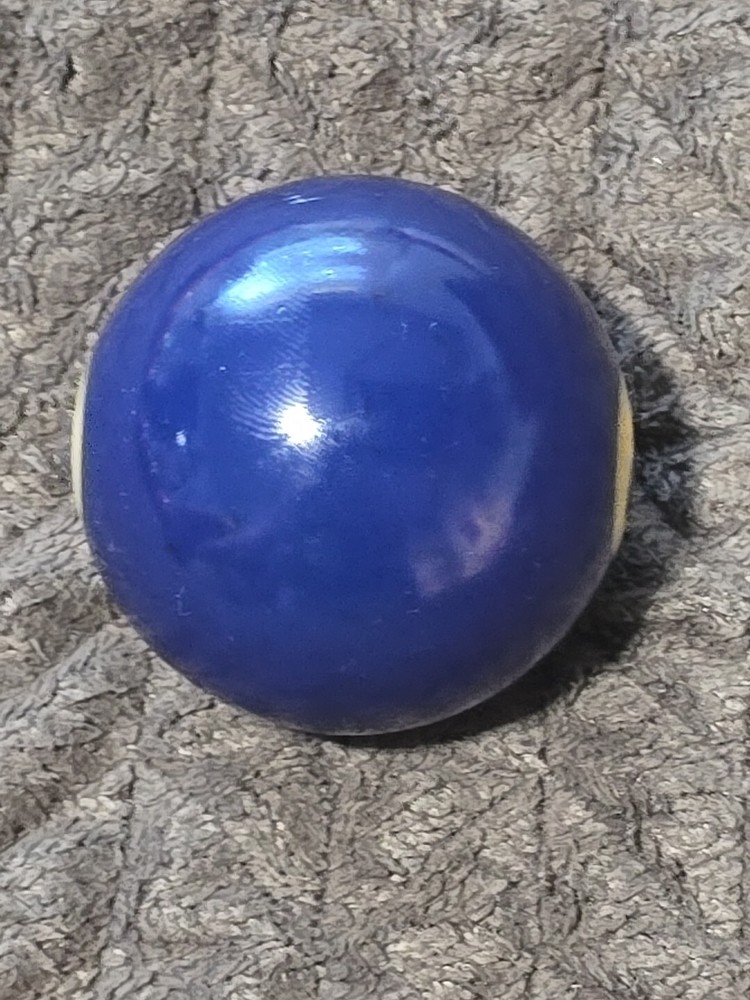 🎱Vintage Replacement Belgian(#2) Pool Ball~Billiards Solid Blue Ball 2"