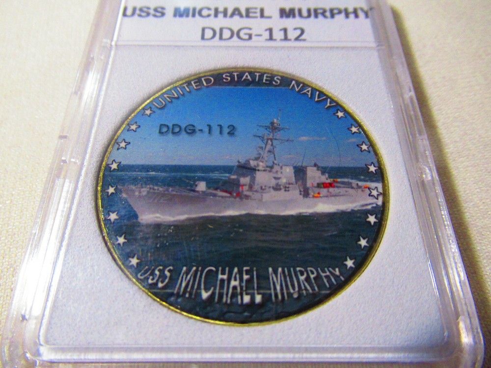 US NAVY - USS MICHAEL MURPHY (DDG-112) Challenge Coin