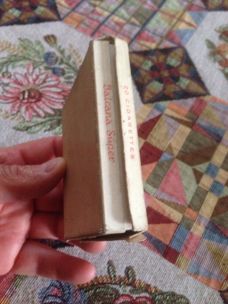 BALKAN SUPER Cigarette Box Maybe 50s/60s