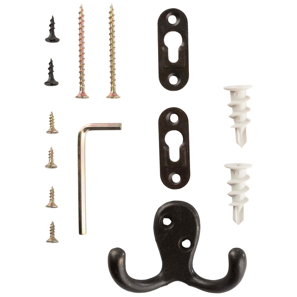 Coat Rack with Shelf - Wall Mount Shelf with 4 Hooks for Purses, Jackets and ...