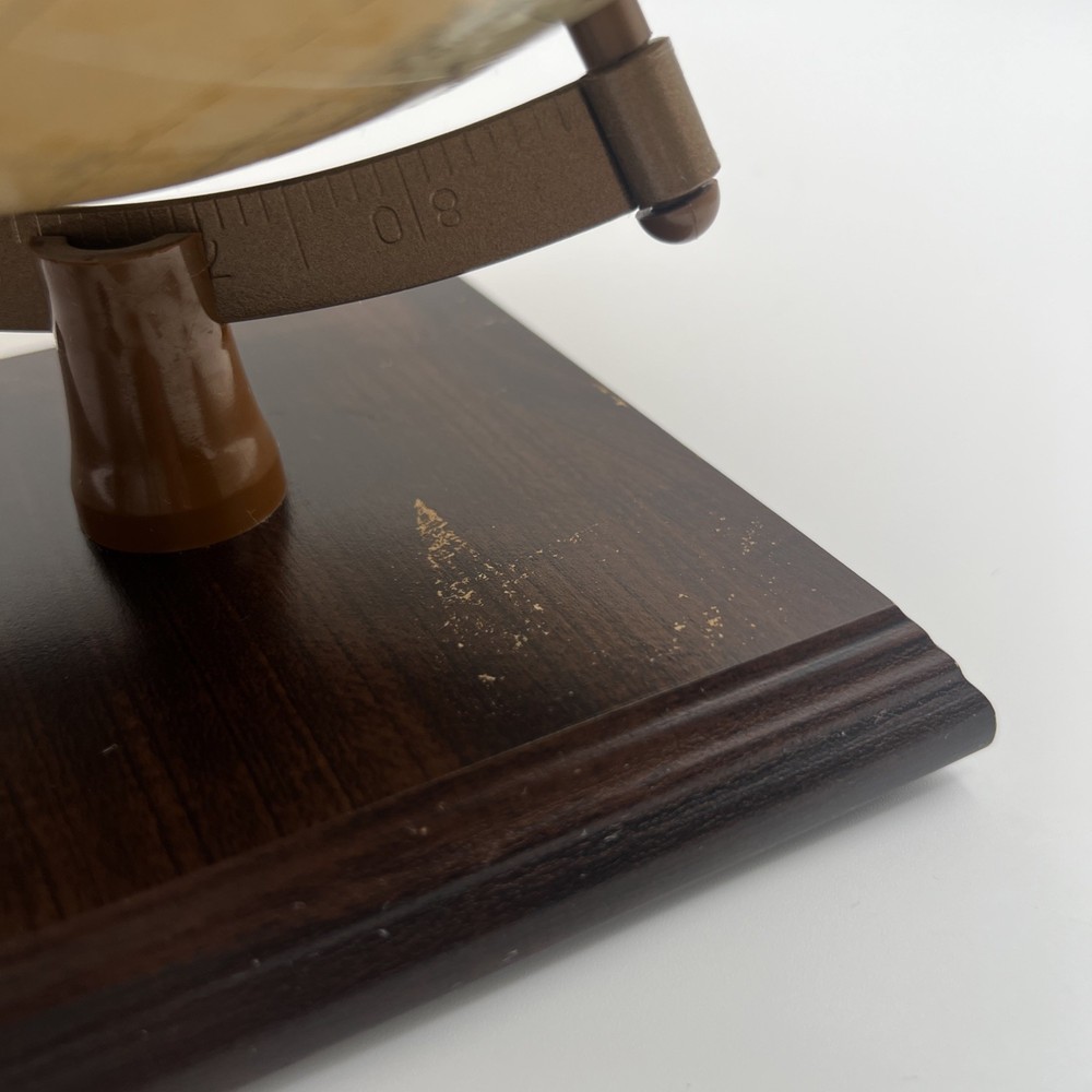 mountains Raised REPLOGLE Globemaster 12 Inch Globe wood Base
