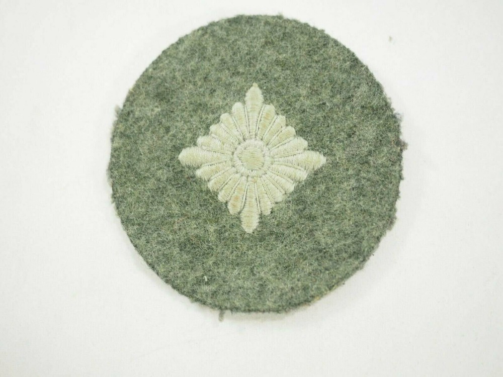 WWII German grey Backed Sleeve Rank Pip Patch