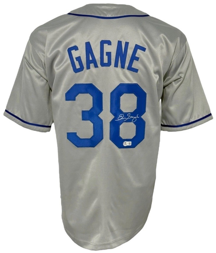 Los Angeles Dodgers Eric Gagne Autographed Pro Style Jersey BAS Authentication