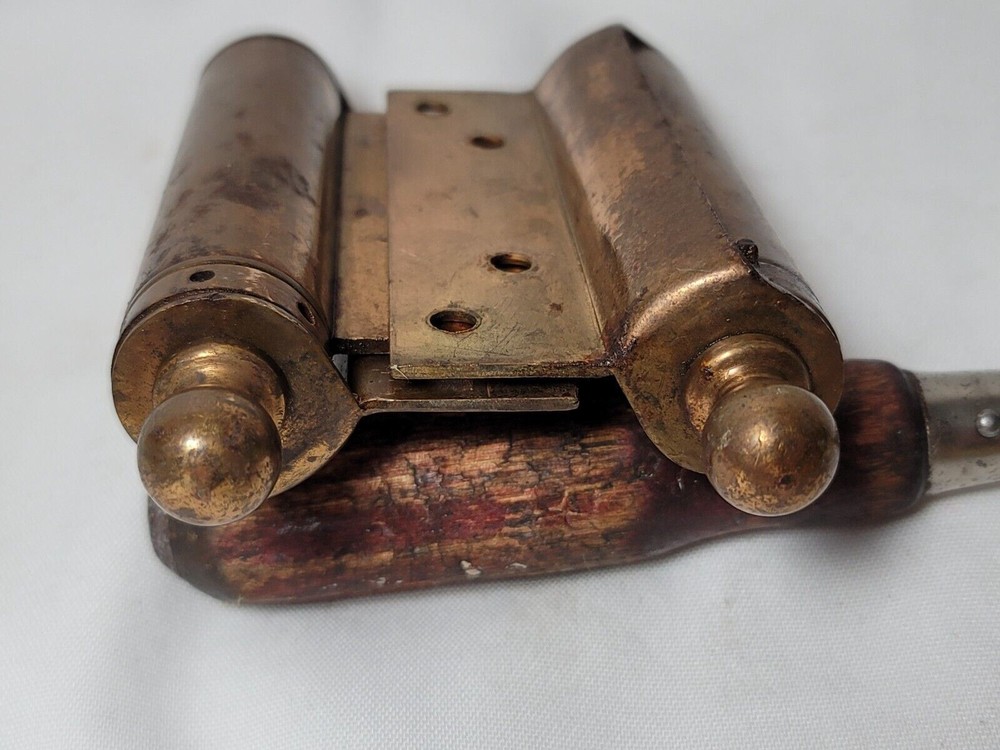 Vintage Rare Milwaukee Hardware Double Action Hinges