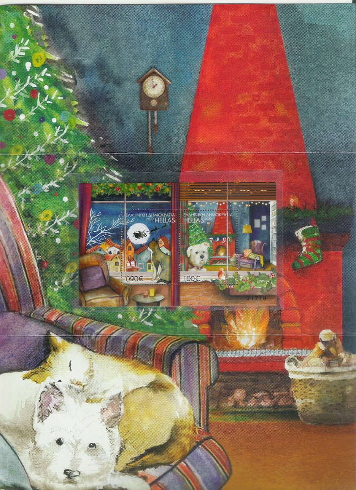 GREECE 2020 FULL YEAR SETS - 38 VALUES & 7 MINI SHEETS - MNH