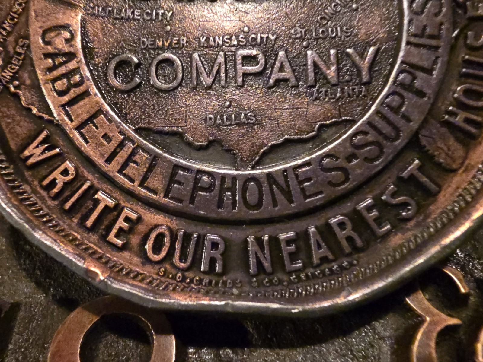 S.D. CHILD'S Chicago Antique Western Electric Company Dynamo Advertising