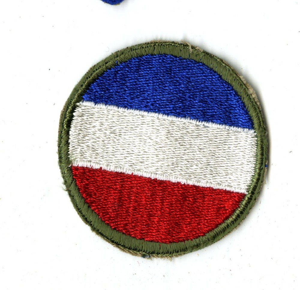 Army Ground Forces White Back Patch WWII Original