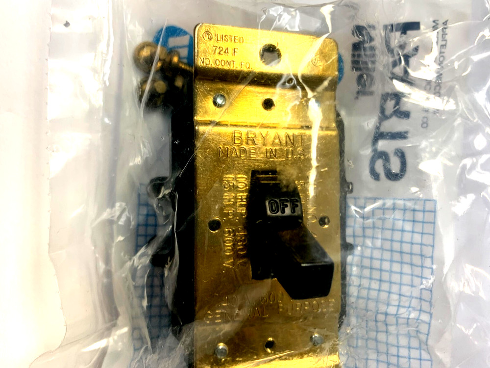 MILLER/BRYANT SWITCH 40 A. 600 V. A.C.