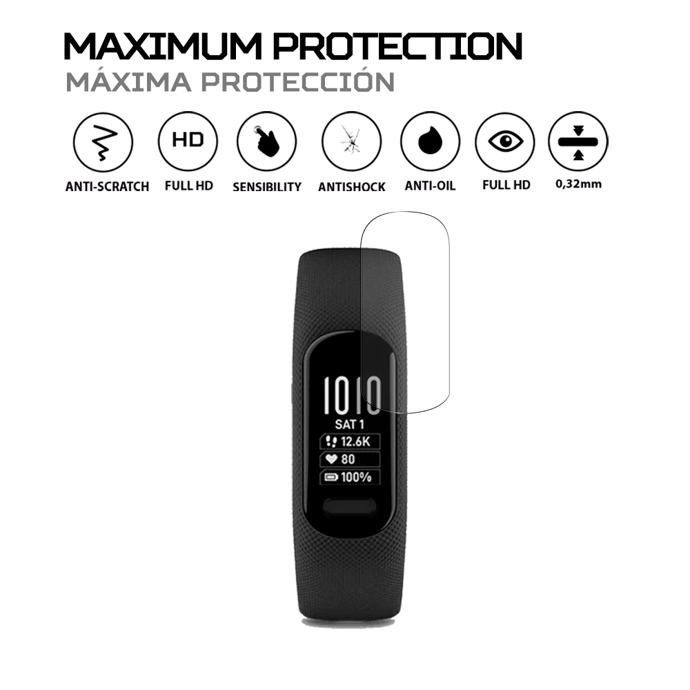ANTISHOCK Screen protector for Garmin vivosmart 5