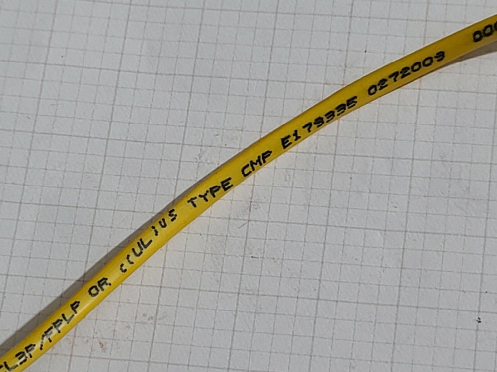 Advanced Digital 912203SD 22/3C Shield Plenum Security/Alarm Cable Yellow /100ft