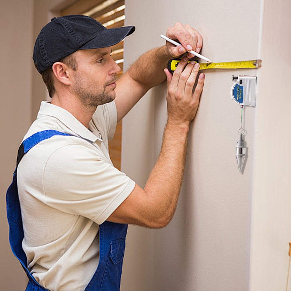 Plumb Bob Kit Retractable Plum Bob With Automatic Stretching String Stable